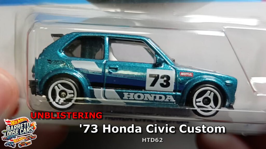 Review completo do ’73 Honda Civic Custom (HTD62) – Hot Wheels 2024