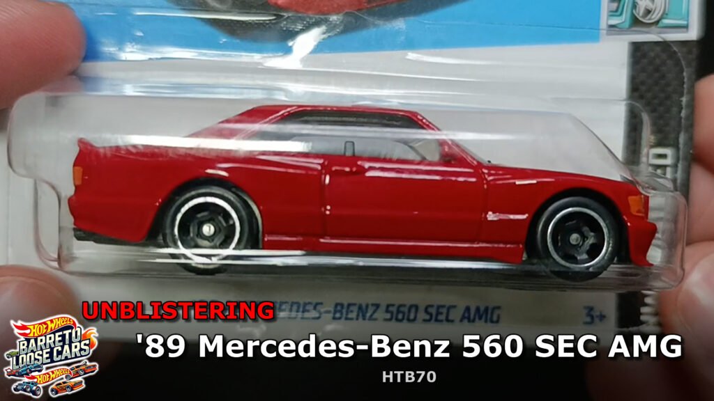 unblistering '89 mercedes benz 560 sec amg htb70