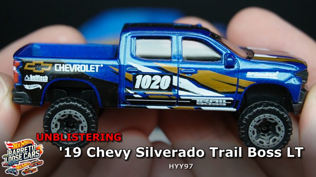Review completo da ’19 Chevy Silverado Trail Boss LT (HYY97) da Hot Wheels