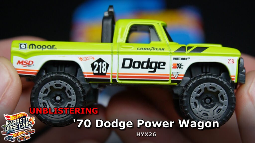 Review completo da ’70 Dodge Power Wagon (HYX26) da Hot Wheels