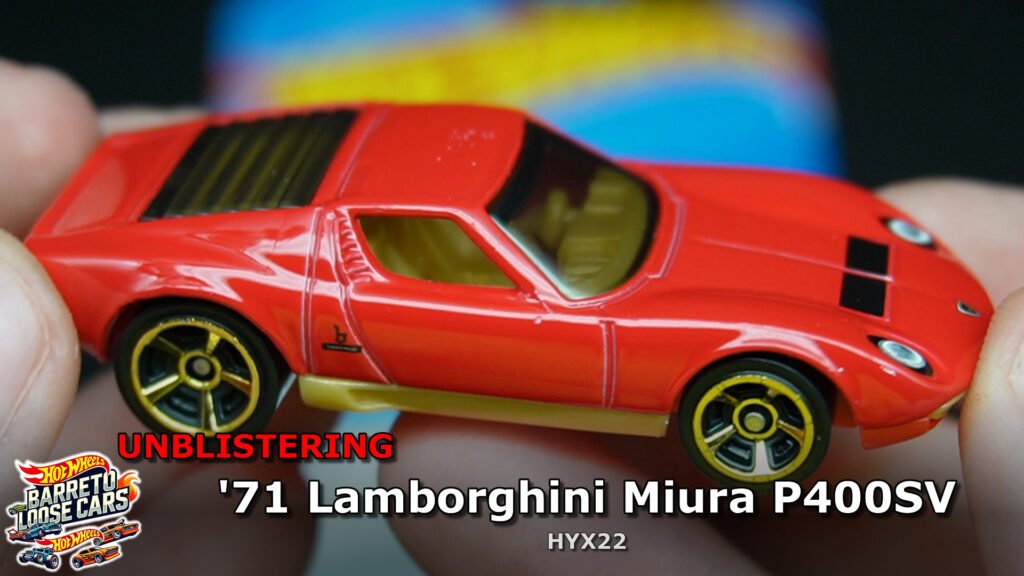 Hot Wheels 2025: A lendária Lamborghini Miura P400SV (HYX22) em detalhes