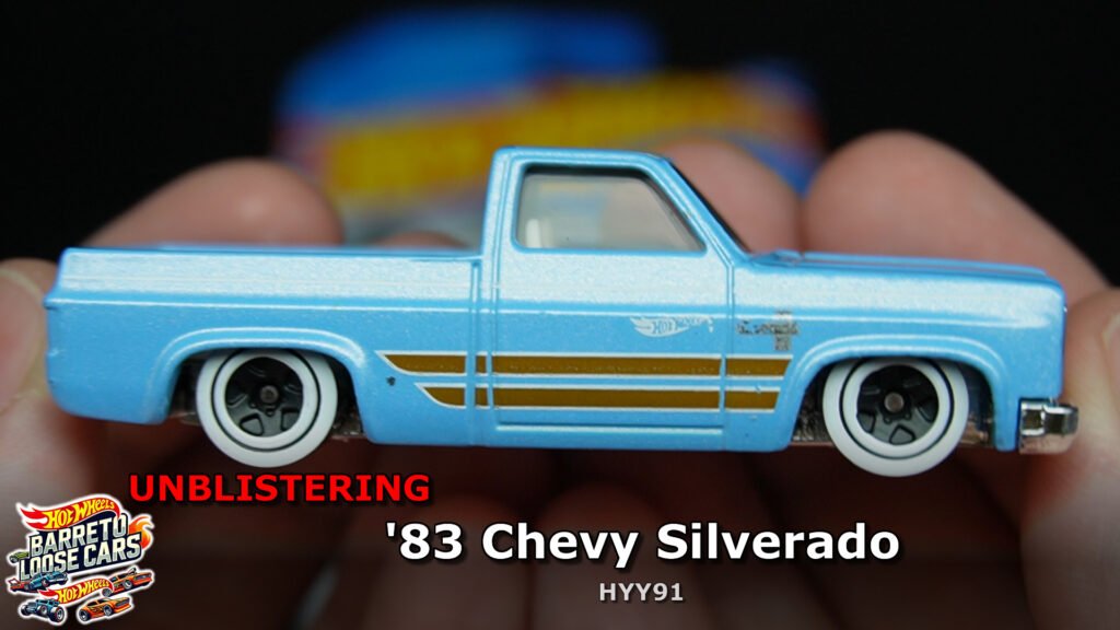 Review completo da ’83 Chevy Silverado (HYY91) Hot Wheels