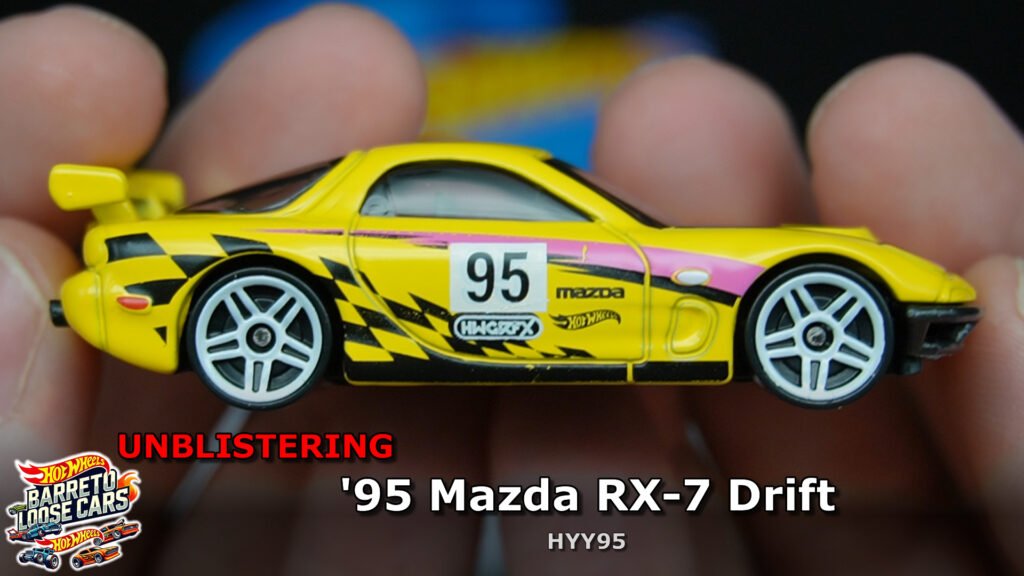 Review completo do ’95 Mazda RX-7 Drift (HYY95) da Hot Wheels