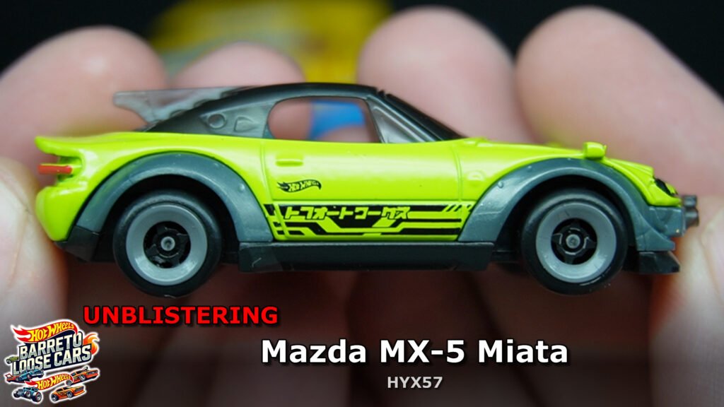 Review completo do Mazda MX-5 Miata (HYX57) da Hot Wheels