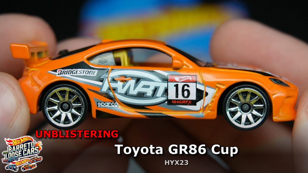 Review completo do Toyota GR86 Cup Hot Wheels (HYX23)