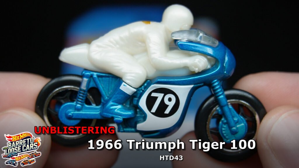 Review completo da moto 1966 Triumph Tiger 100 (HTD43) Hot Wheels