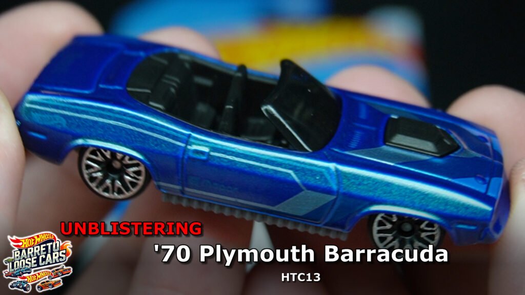 Review Completo do ’70 Plymouth Barracuda (HTC13) Hot Wheels Main Line 2024