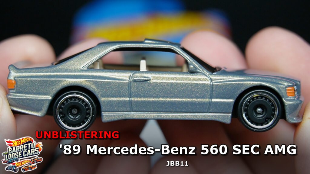 Review completo do ’89 Mercedes-Benz 560 SEC AMG Hot Wheels (JBB11)