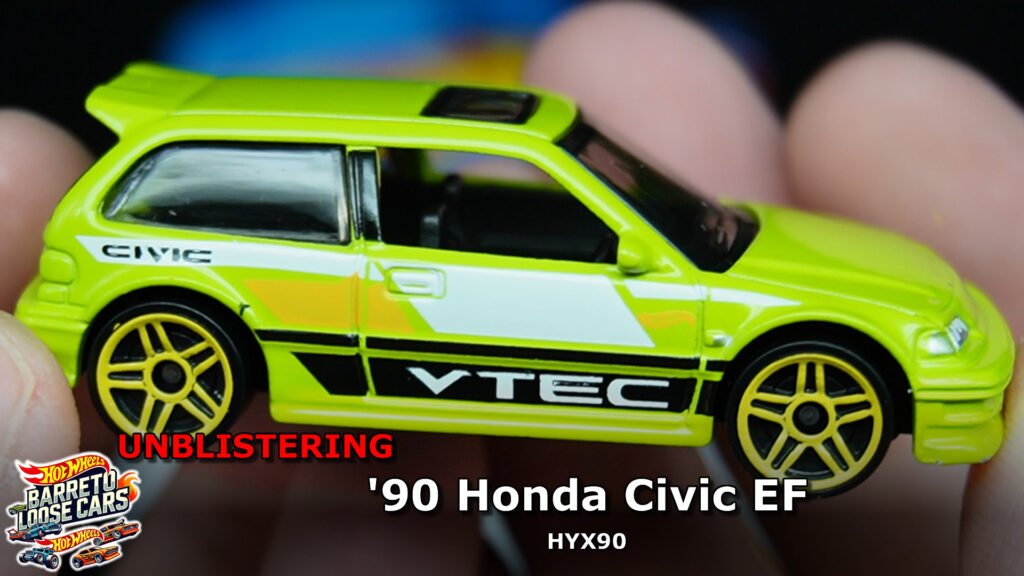 Review completo do ’90 Honda Civic EF (HYX90) da Hot Wheels