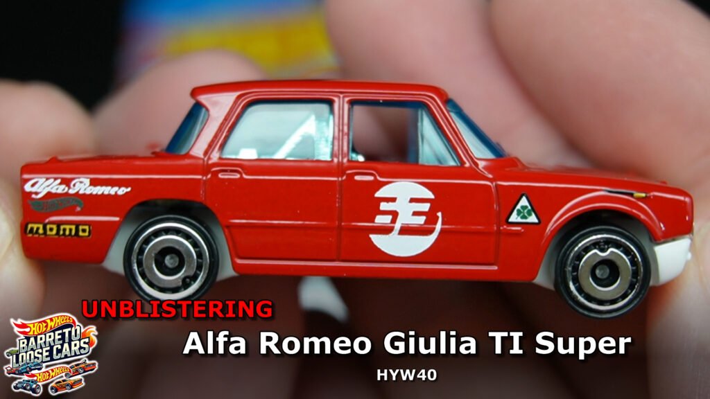 Review completo da Alfa Romeo Giulia TI Super (HYW40) Hot Wheels Mainline 2025