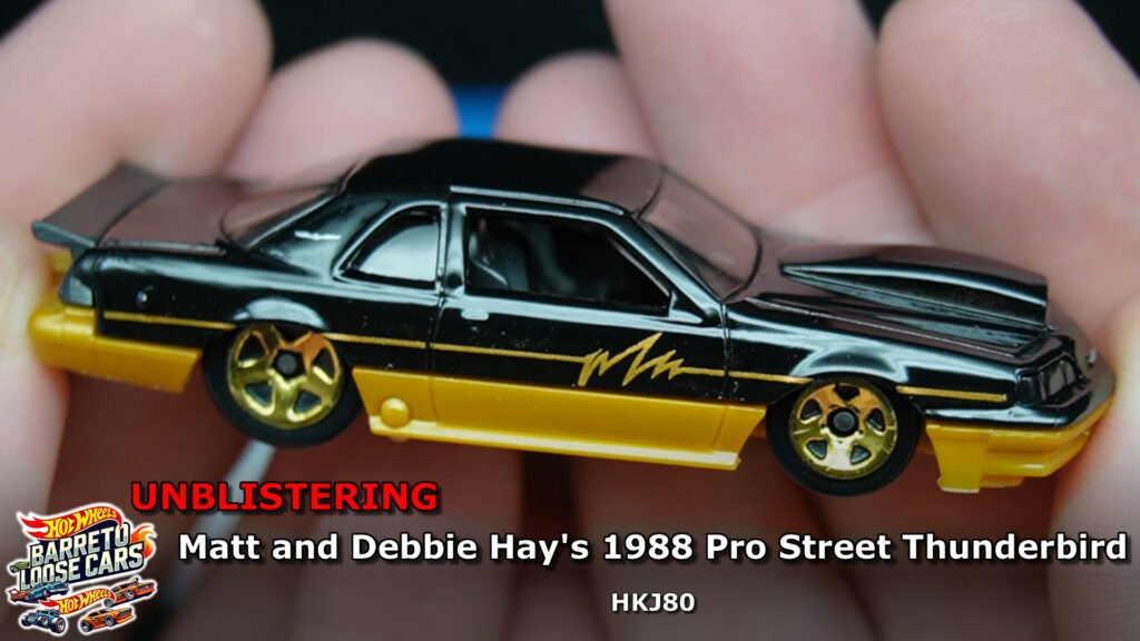 Review completo do Matt and Debbie Hay’s 1988 Pro Street Thunderbird (HKJ80) da Hot Wheels