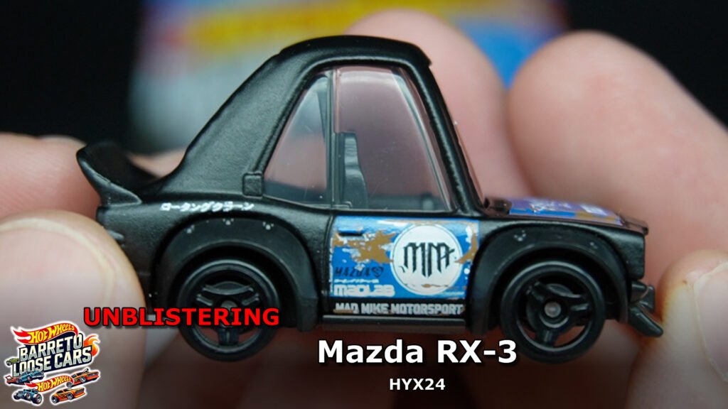 Review completo do Mazda RX-3 (HYX24) Main Line 2025 Hot Wheels