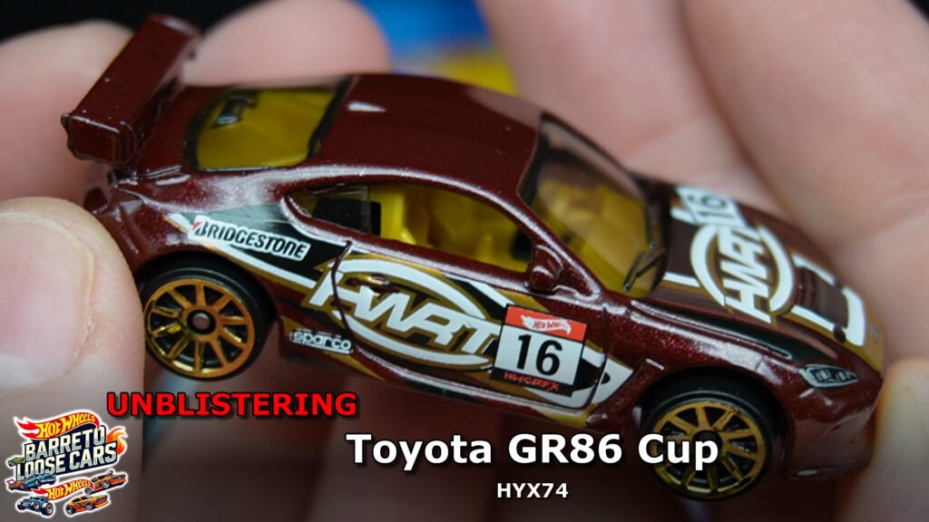 Review completo do Toyota GR86 Cup da Hot Wheels (HYX74)