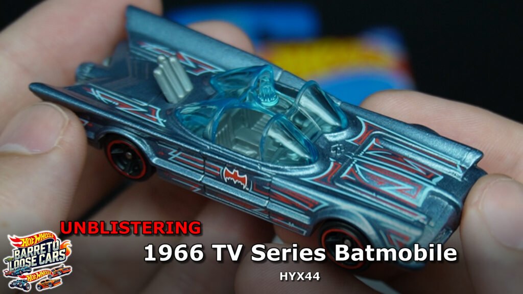 Review completo do 1966 TV Series Batmobile Hot Wheels (HYX44)