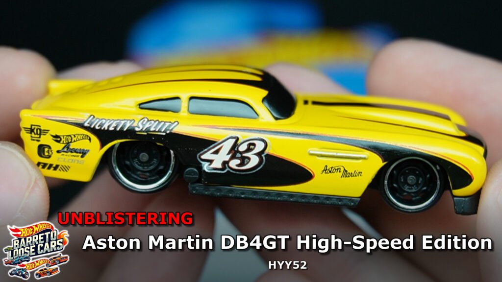 Review completo do Aston Martin DB4GT High-Speed Edition (HYY52) da Hot Wheels