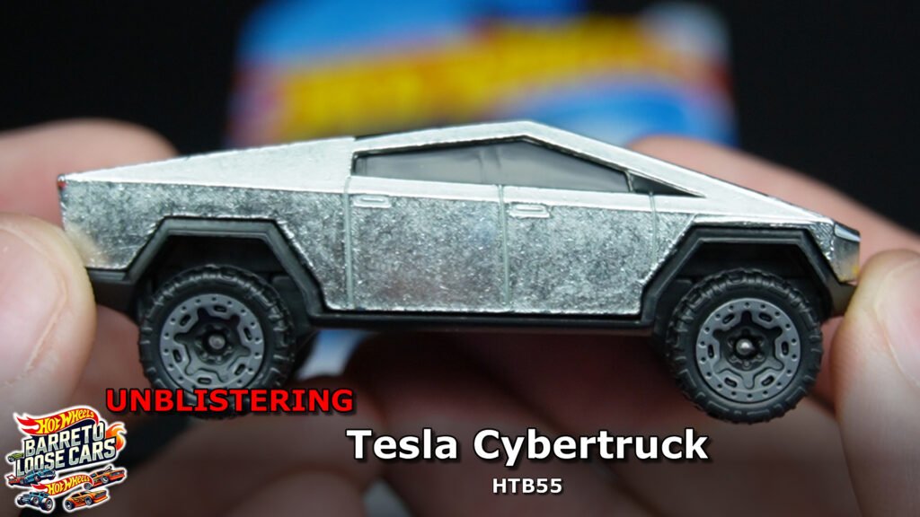 Review completo do Tesla Cybertruck Hot Wheels Main Line 2024 (HTB55)