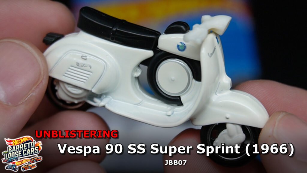 Review completo da Vespa 90 SS Super Sprint (1966) Hot Wheels (JBB07)